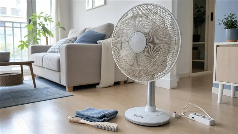 선풍기 청소, 날개보다 먼저 전원과 그릴 틈을 봐요 🌀